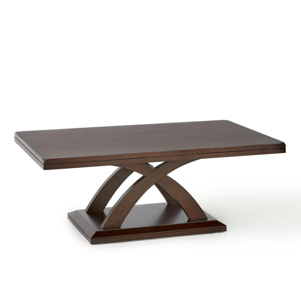 English Elm Steve Silver - Jocelyn Cocktail Table - Espresso Cherry Finish With Elegant Design For Contemporary Living Spaces B081P157763-GIGA