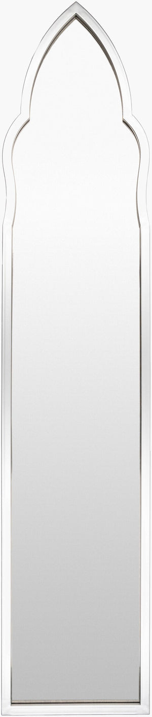 Surya Cathedral Timeless 58"H X 12"W Vertical Mirror - Classic Elegance For Your Home Décor Needs! Frame, Metallic ,Silver Iron Dra001-1258