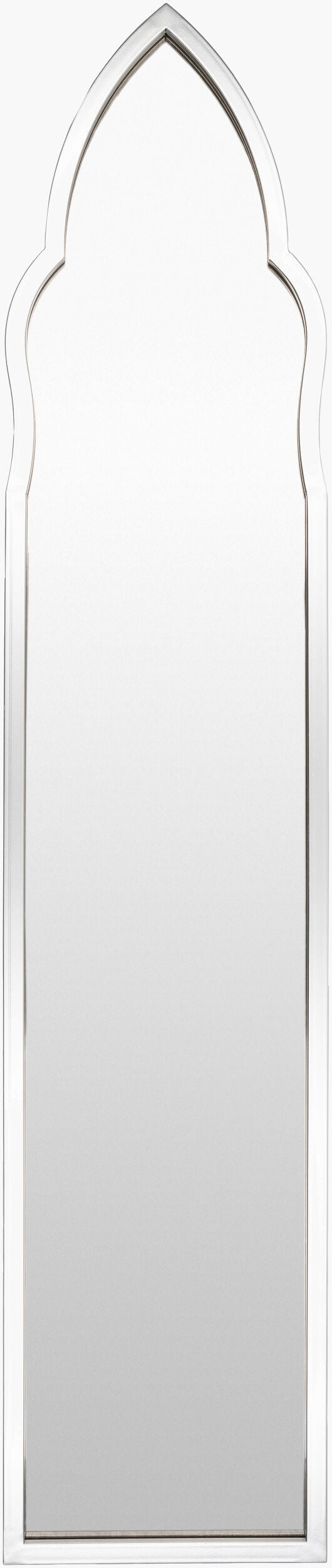Surya Cathedral Timeless 58"H X 12"W Vertical Mirror - Classic Elegance For Your Home Décor Needs! Frame, Metallic ,Silver Iron Dra001-1258