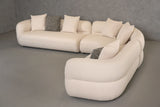 VIG Furniture Divani Casa Drayton - Modern Off-White Fabric Sectional Sofa VGOD-DY-23060-OFF