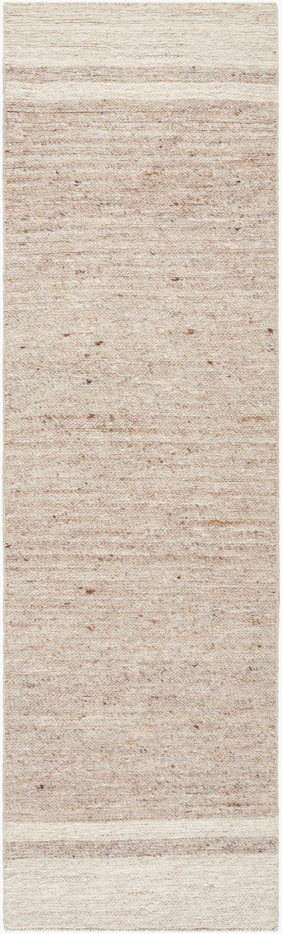 Livabliss Derby Hand Tufted Wool Area Rug Plush Medium Pile for Living Room or Dining Space Ivory, Sandston 3' x 10' DRB2300-310