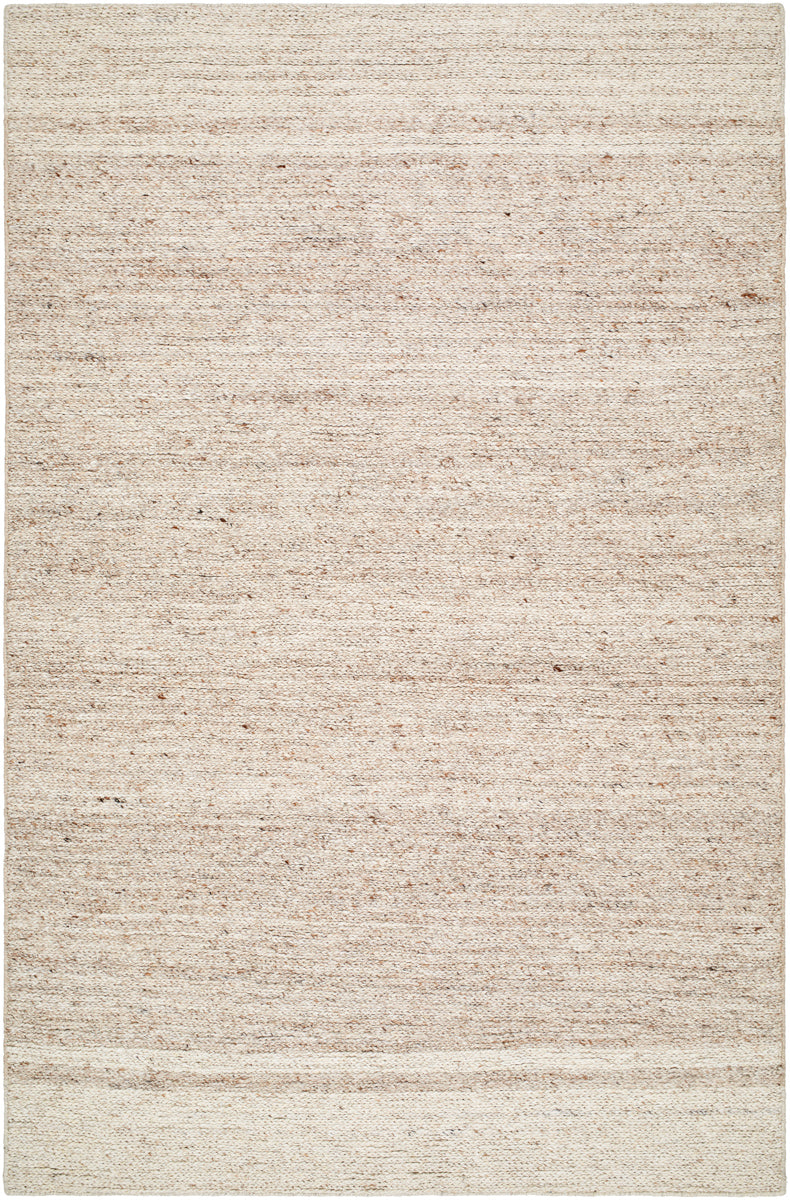 Derby DRB-2300 9' x 12' Handmade Rug DRB2300-912  Warm Grey, Light Silver, Pearl Surya