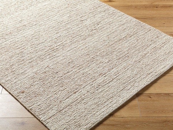 Derby DRB-2300 9' x 12' Handmade Rug DRB2300-912  Warm Grey, Light Silver, Pearl Surya