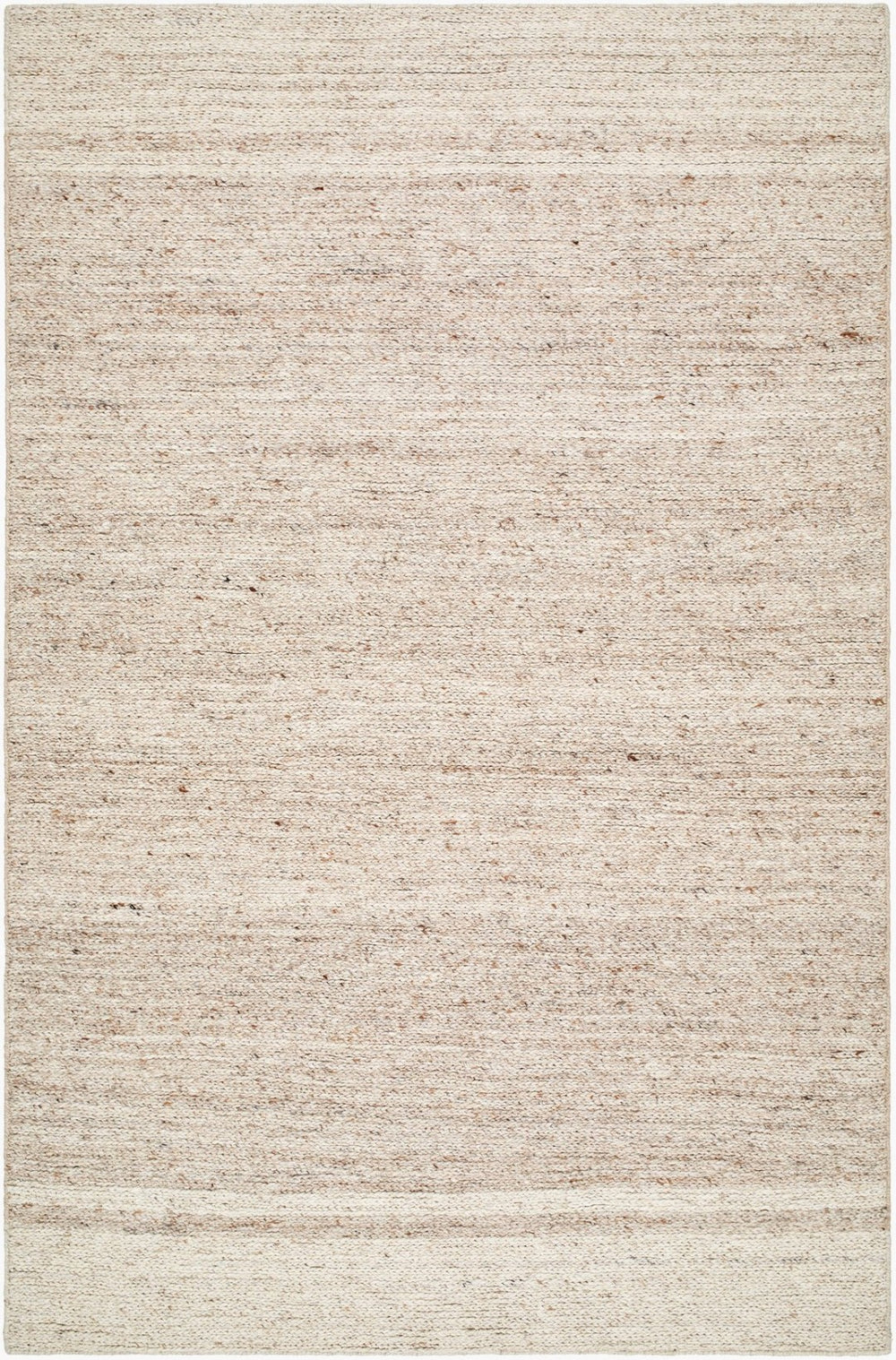 Livabliss Derby Hand Tufted Wool Area Rug Plush Medium Pile for Living Room or Dining Space Ivory, Sandston 8' x 10' DRB2300-810