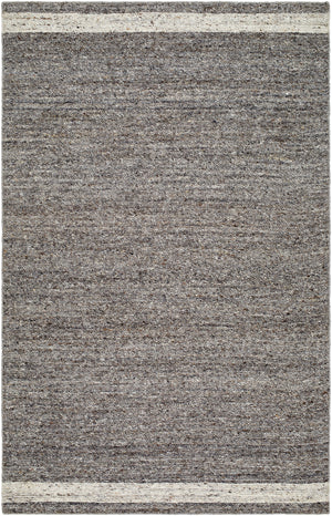 Derby DRB-2302 9' x 12' Handmade Rug DRB2302-912  Grey, Dark Grey Surya