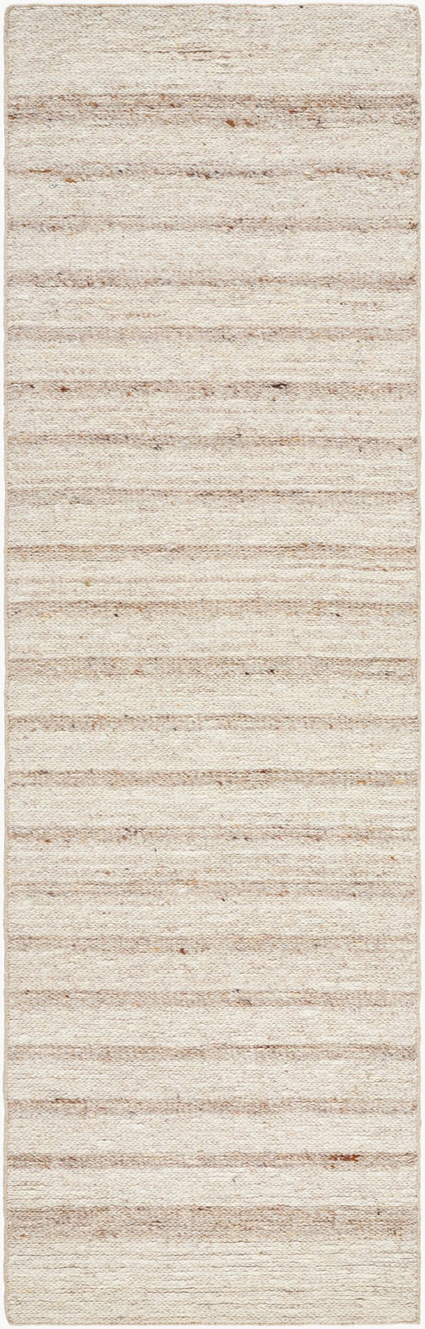 Livabliss Derby Hand Tufted Wool Area Rug for Large Living Dining Rooms Artisan Crafted Ivory, Sandston 3' x 10' DRB2303-310