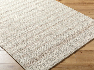 Livabliss Derby Hand Tufted Wool Area Rug for Large Living Dining Rooms Artisan Crafted Ivory, Sandston 9' x 12' DRB2303-912