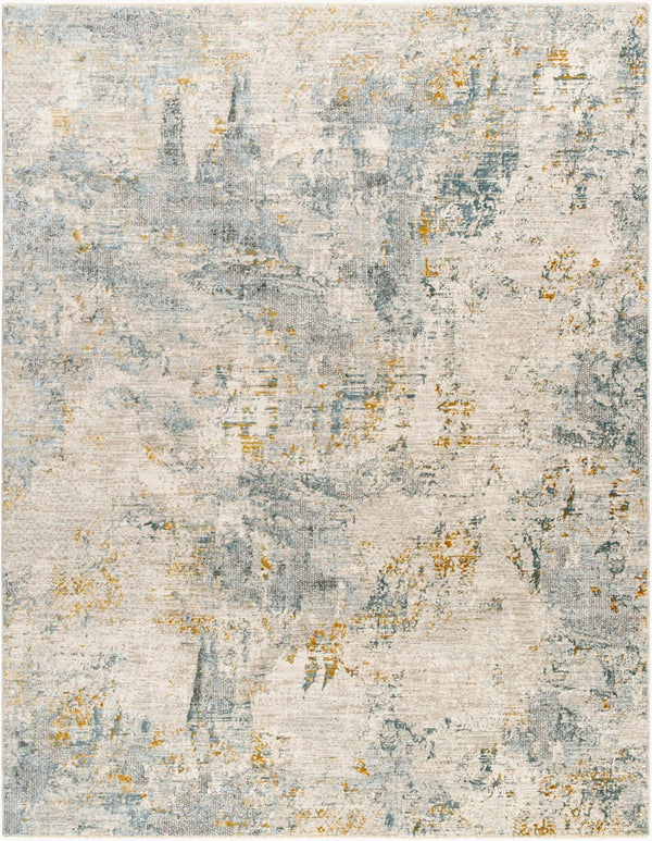 Livabliss Dresden Geometric Machine Woven Polyester Area Rug for Living Room or Bedroom Taupe, White 7'10" x 10'2" DRE2300-710103