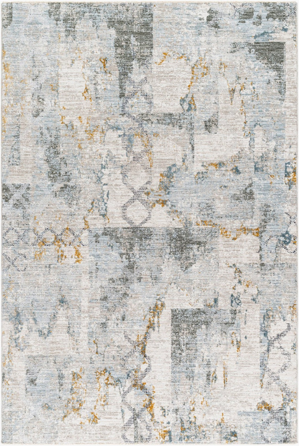 Livabliss Dresden Classic Fringe Area Rug Turkey Woven Polyester Pile for Living Dining Rooms Taupe, White 9' x 12'2" DRE2301-9122