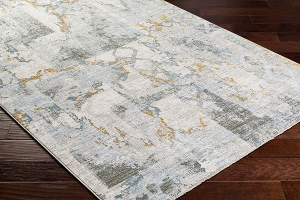 Livabliss Dresden Classic Fringe Area Rug Turkey Woven Polyester Pile for Living Dining Rooms Taupe, White 9' x 12'2" DRE2301-9122
