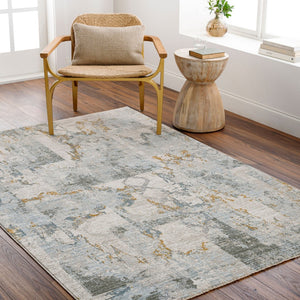 Livabliss Dresden Classic Fringe Area Rug Turkey Woven Polyester Pile for Living Dining Rooms Taupe, White 9' x 12'2" DRE2301-9122