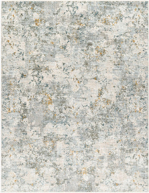 Livabliss Dresden Geometric Fringe Area Rug Turkish Machine Woven Polyester Living Room Floor Dusty Sage, Tau 7'10" x 10'2" DRE2302-710103