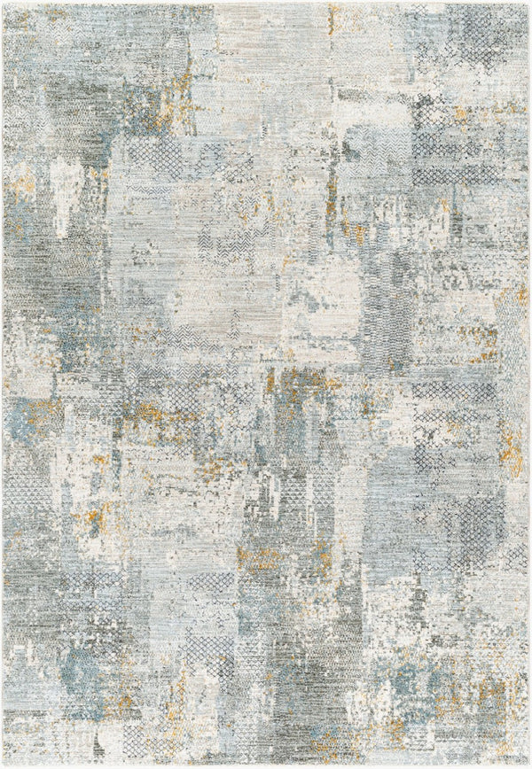 Livabliss Dresden Large Polyester Area Rug Woven in Turkey with Fringe Border for Living Rooms Dusty Sage, Tau 12' x 15' DRE2305-1215