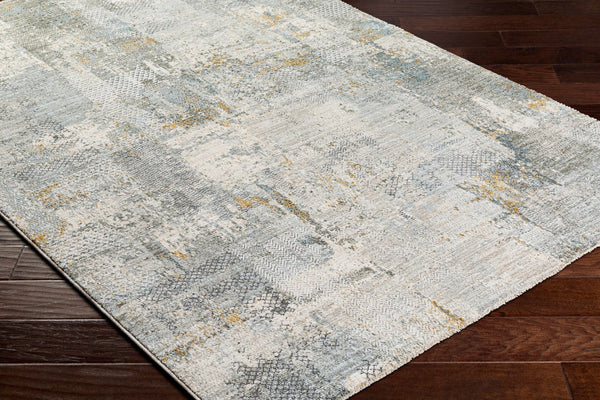 Livabliss Dresden Large Polyester Area Rug Woven in Turkey with Fringe Border for Living Rooms Dusty Sage, Tau 7'10" x 10'2" DRE2305-710103
