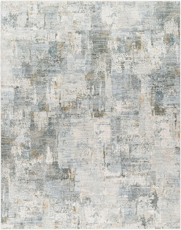 Livabliss Dresden Large Polyester Area Rug Woven in Turkey with Fringe Border for Living Rooms Dusty Sage, Tau 7'10" x 10'2" DRE2305-710103