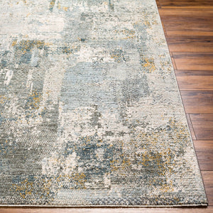 Livabliss Dresden Large Polyester Area Rug Woven in Turkey with Fringe Border for Living Rooms Dusty Sage, Tau 7'10" x 10'2" DRE2305-710103