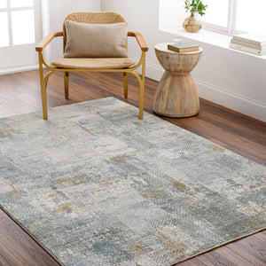 Livabliss Dresden Large Polyester Area Rug Woven in Turkey with Fringe Border for Living Rooms Dusty Sage, Tau 7'10" x 10'2" DRE2305-710103