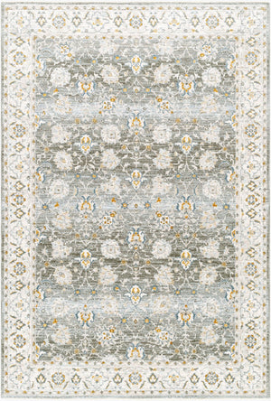 Livabliss Dresden Traditional Medallion Polyester Area Rug Machine Woven in Turkey for Large Rooms Taupe, Dusty Sa 9' x 12'2" DRE2312-9122