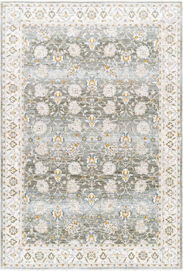 Livabliss Dresden Traditional Medallion Polyester Area Rug Machine Woven in Turkey for Large Rooms Taupe, Dusty Sa 9' x 12'2" DRE2312-9122