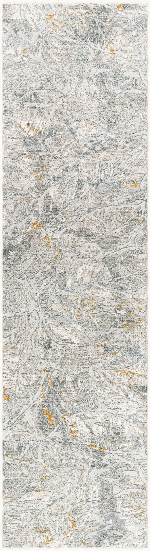 Livabliss Dresden Large Polyester Area Rug with Fringed Border for Living Room Floors White, Medium G 2'7" x 10' DRE2317-2710