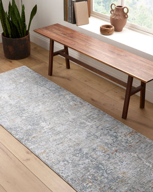 Livabliss Dresden Machine Woven Polyester Area Rug with Fringe for Modern Living Spaces Medium Gray, Gr 7'10" x 7'10" DRE2319-710RD
