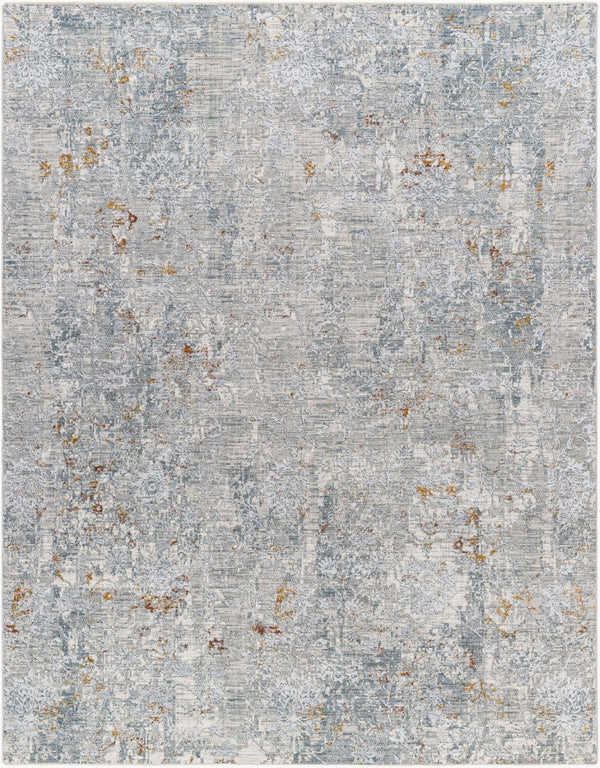 Livabliss Dresden Machine Woven Polyester Area Rug with Fringe for Modern Living Spaces Medium Gray, Gr 5' x 7'5" DRE2319-575