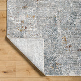 Dresden DRE-2319 9' x 12'2" Machine Woven Rug DRE2319-9122  Medium Gray, Gray, White, Light Slate, Mustard, Rust Surya