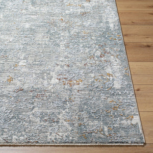 Livabliss Dresden Machine Woven Polyester Area Rug with Fringe for Modern Living Spaces Medium Gray, Gr 7'10" x 7'10" DRE2319-710RD
