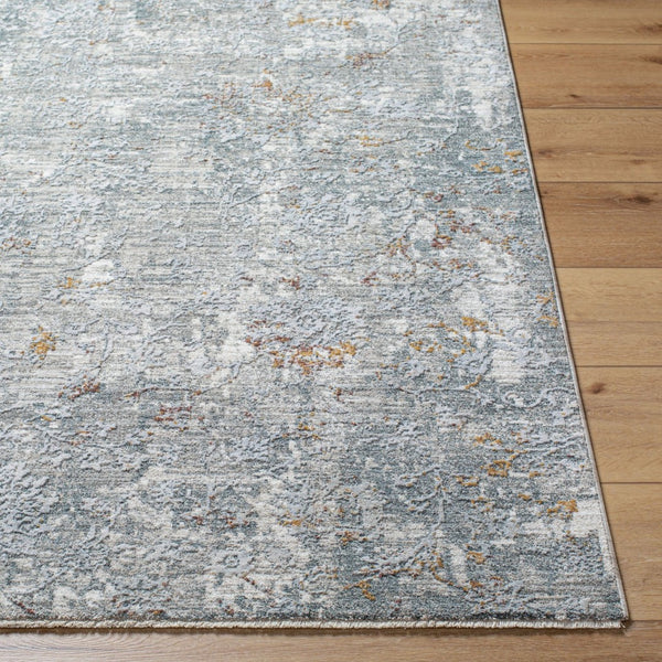 Livabliss Dresden Machine Woven Polyester Area Rug with Fringe for Modern Living Spaces Medium Gray, Gr 7'10" x 7'10" DRE2319-710RD