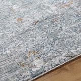 Dresden DRE-2319 9' x 12'2" Machine Woven Rug DRE2319-9122  Medium Gray, Gray, White, Light Slate, Mustard, Rust Surya