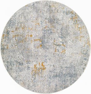 Livabliss Dresden Geometric Polyester Area Rug with Fringe Border for Living and Dining Rooms White, Medium G 5'3" x 5'3" DRE2320-53RD