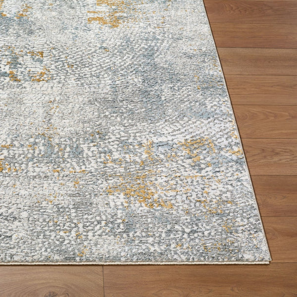 Livabliss Dresden Geometric Polyester Area Rug with Fringe Border for Living and Dining Rooms White, Medium G 9' x 12'2" DRE2320-9122