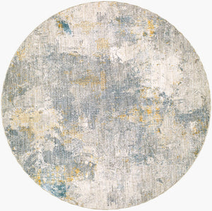 Livabliss Dresden Machine Woven Polyester Area Rug with Fringe for Living or Dining Rooms Medium Gray, Gr 5'3" x 5'3" DRE2322-53RD
