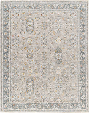 Livabliss Dresden Traditional Fringe Polyester Area Rug for Large Living Dining Bedroom Spaces Medium Gray, Gr 7'10" x 10'2" DRE2325-710103