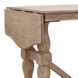 Higgins Street Gathering Trestle Table Brown with Woodland Stone Finish P349-DR-K2 Pulaski Furniture