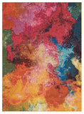 CES04 Celestial Modern Indoor Rug - Vibrant Abstract Design with Soft Texture for Contemporary Spaces