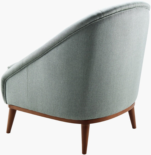 Surya Sandro Modern Accent Chair Set - Plush Comfort, Minimalist Design, Perfect For Stylish Living Spaces Upholstery, Light Sage,Base, Sage Polyester,Beechwood,Polyurethane Foam Dro-001