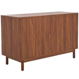 Safavieh Aino 6 Drawer Dresser Walnut 60.7" x 17.7" x 32.2"