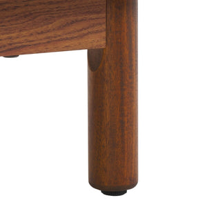 Safavieh Aino 6 Drawer Dresser Walnut 60.7" x 17.7" x 32.2"