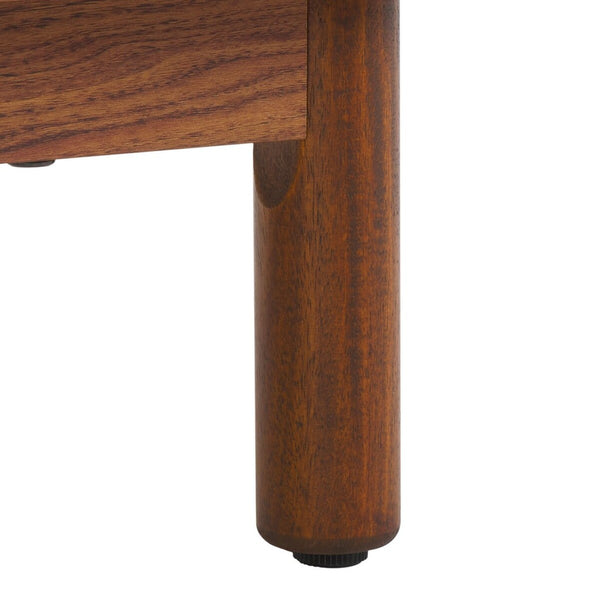 Safavieh Aino 6 Drawer Dresser Walnut 60.7" x 17.7" x 32.2"