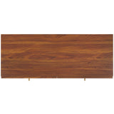 Safavieh Aino 6 Drawer Dresser Walnut 60.7" x 17.7" x 32.2"