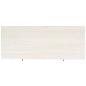 Safavieh Aino 6 Drawer Dresser White 60.7" x 17.7" x 32.2"