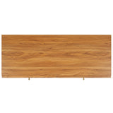 Safavieh Aino 6 Drawer Dresser Oak 60.7" x 17.7" x 32.2"