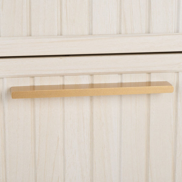 Safavieh Axelle 6 Drawer Dresser White / Gold / Gold 63.1" x 18.5" x 32.4"