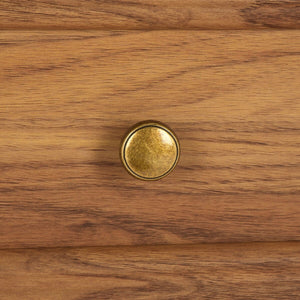 Safavieh Sondra 6 Drawer Dresser Oak / Gold 63" x 18.5" x 33.4"