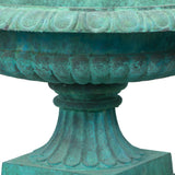 Park Hill Cast Iron Estate Urn with Pedestal ECM80263