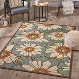 Christopher Knight Home® Montego 3444M 5’3” X 7’6” Outdoor Rug: Durable, Fresh, Playful Decor for Patio Sprucing