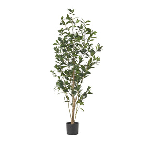 English Elm 150cm Artificial Laurel Tree Faux Potted Plant with Flexible Iron Frame for Any Room 70537.00