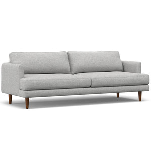 English Elm Livingston 90" Mid-Century Modern Sofa In Mist Grey - Oversized Comfort, Eco-Friendly Design, Seats 3 B136P159962
