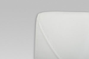 VIG Furniture Misha Contemporary White Leatherette Dining Chair With Ergonomic Extended Back & Chrome L-Shaped Base VGUN0099-1